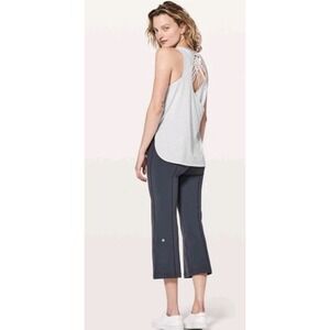 LULULEMON Hit The Stride Tank Top Heathered Core Ultra Light Grey 10‎